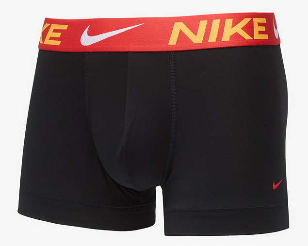 Tre Boxer Nike Essential Micro Dri-Fit - Nero/Grigio/Giallo/Rosso