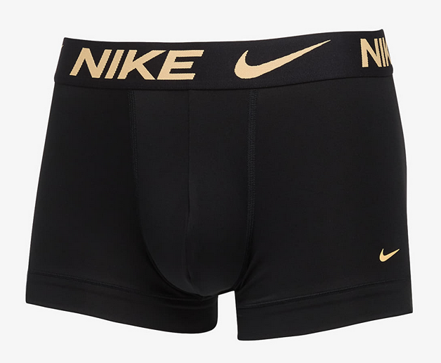 Tre Boxer Nike Essential Micro Dri-Fit - Nero/Grigio/Giallo