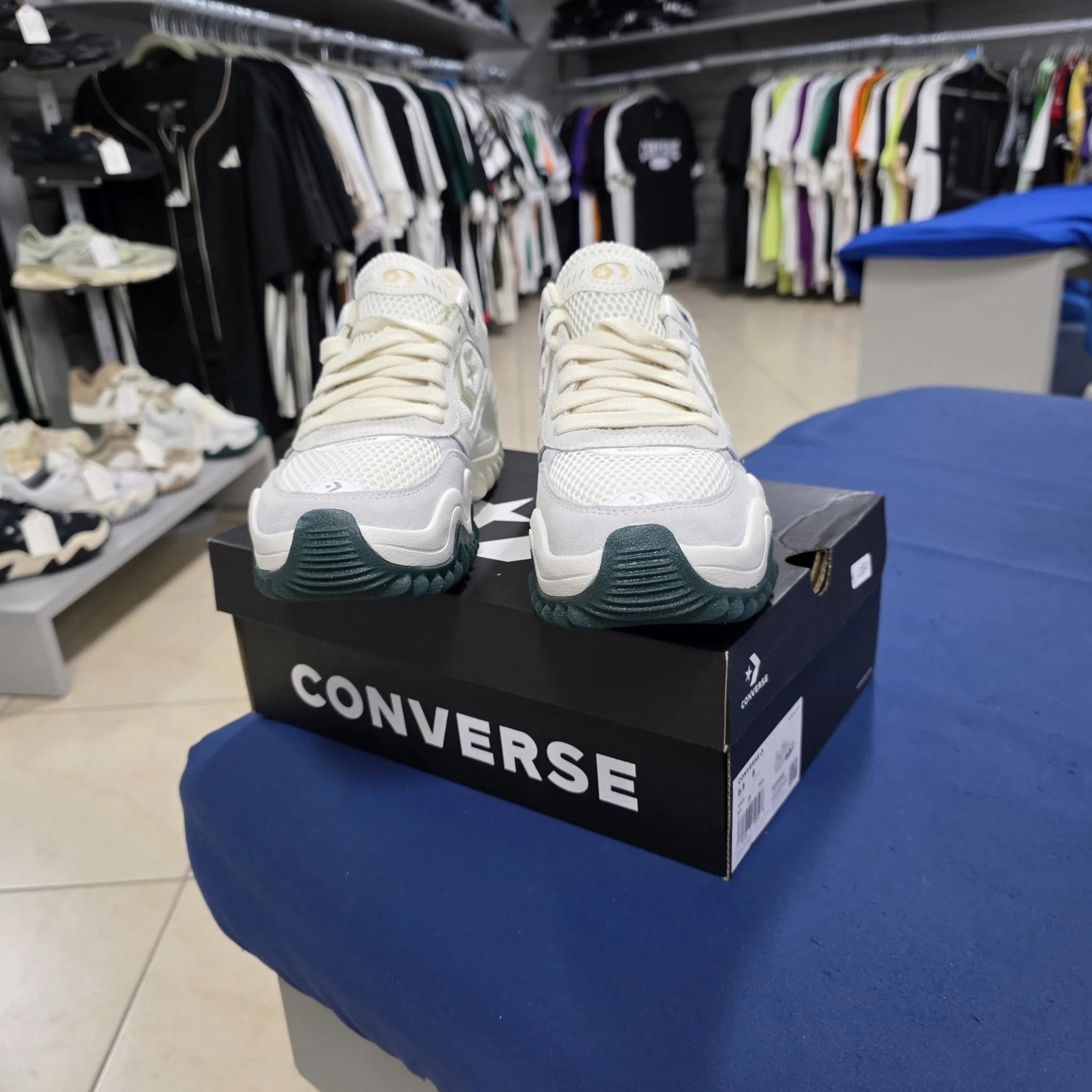 Converse Wave Motion Trainer Leather- BIANCO\VERDE