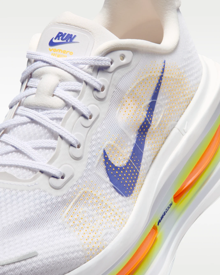 Scarpe Uomo Nike Vomero Premium - Bianco/Arancio