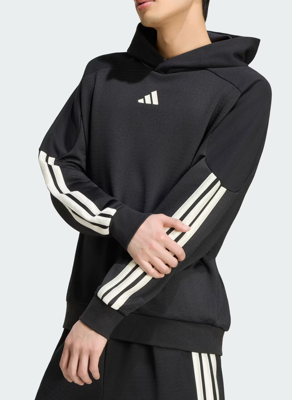 Felpa Uomo Adidas Stadium - NERO