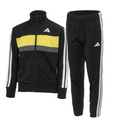 Tuta Ragazzo Adidas 3S Tiberio TS - Nero/Giallo
