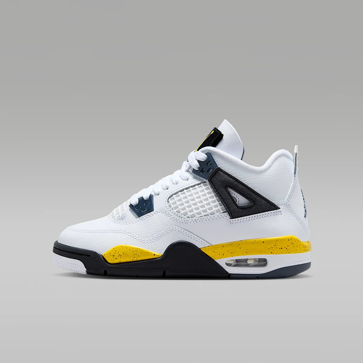 Scarpe Ragazzo nike Air Jordan 4 Retro - Bianco/Giallo