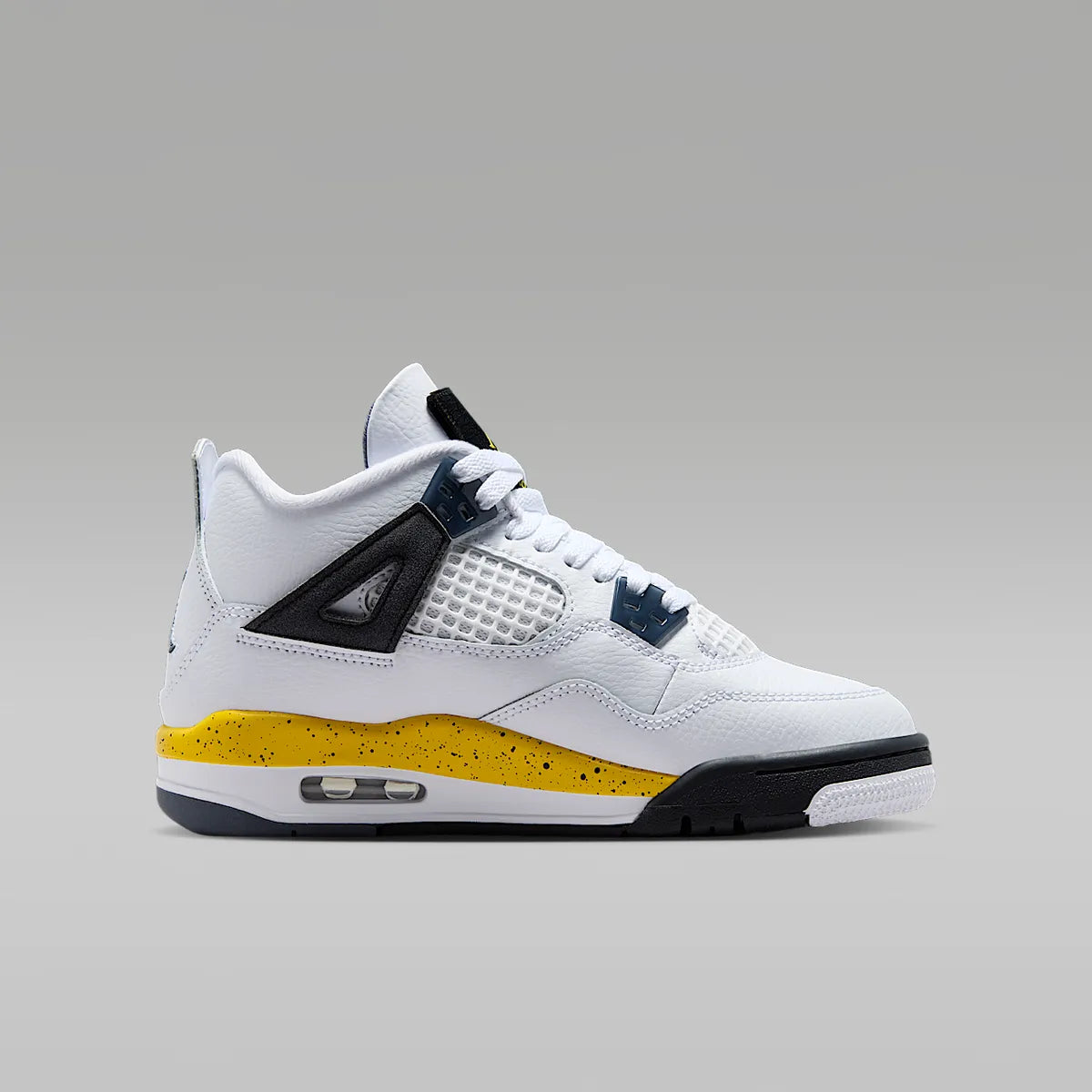 Scarpe Ragazzo nike Air Jordan 4 Retro - Bianco/Giallo