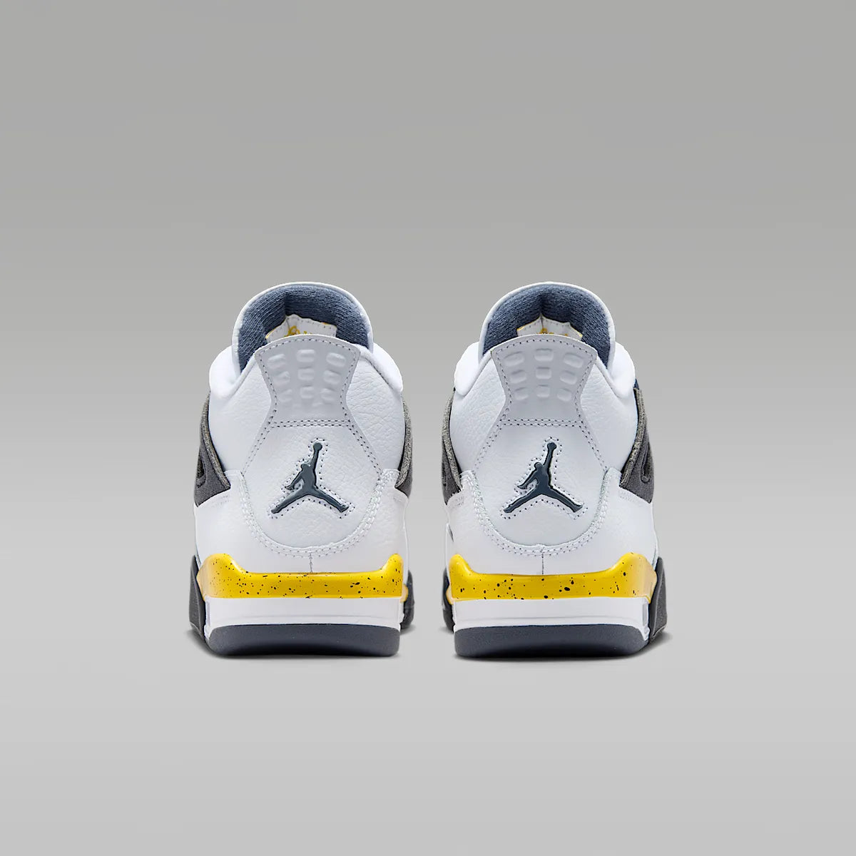 Scarpe Ragazzo nike Air Jordan 4 Retro - Bianco/Giallo