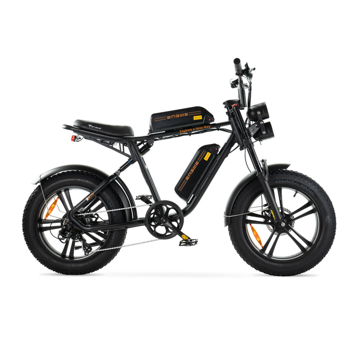 Bicicletta elettrica Engwe M20 stile motociclistico - doppia batteria