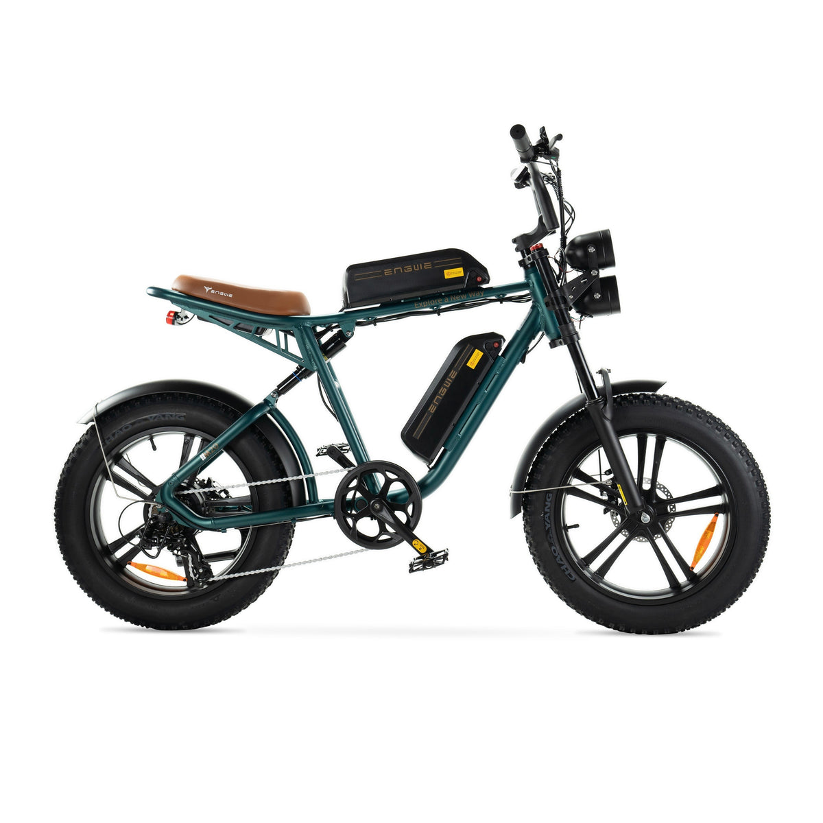 Bicicletta elettrica Engwe M20 stile motociclistico - doppia batteria