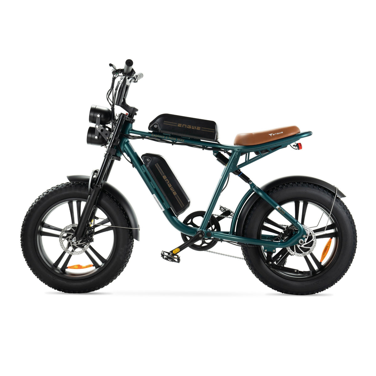 Bicicletta elettrica Engwe M20 stile motociclistico - doppia batteria