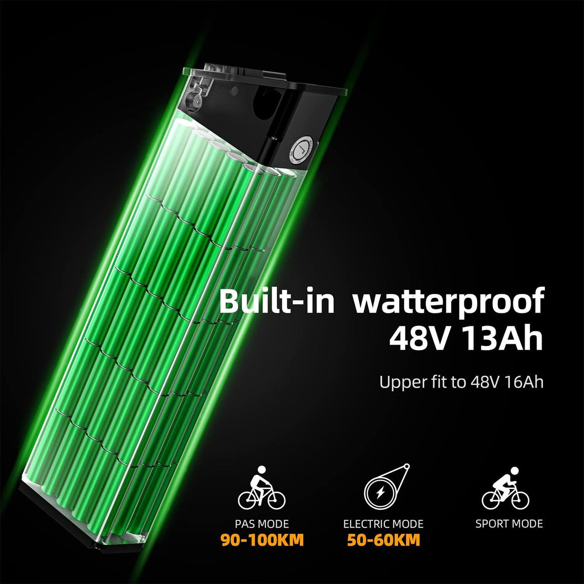 Bicicletta elettrica pieghevole Engwe ENGINE X 250W - arancio