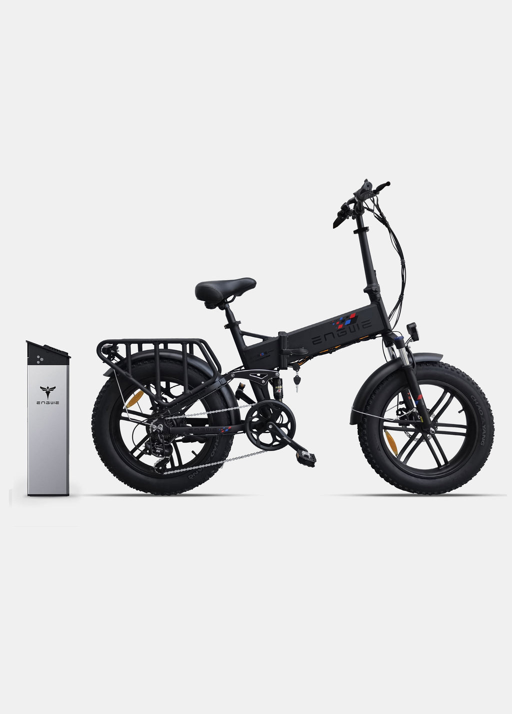 Bicicletta elettrica pieghevole Engwe ENGINE X 250W - nero