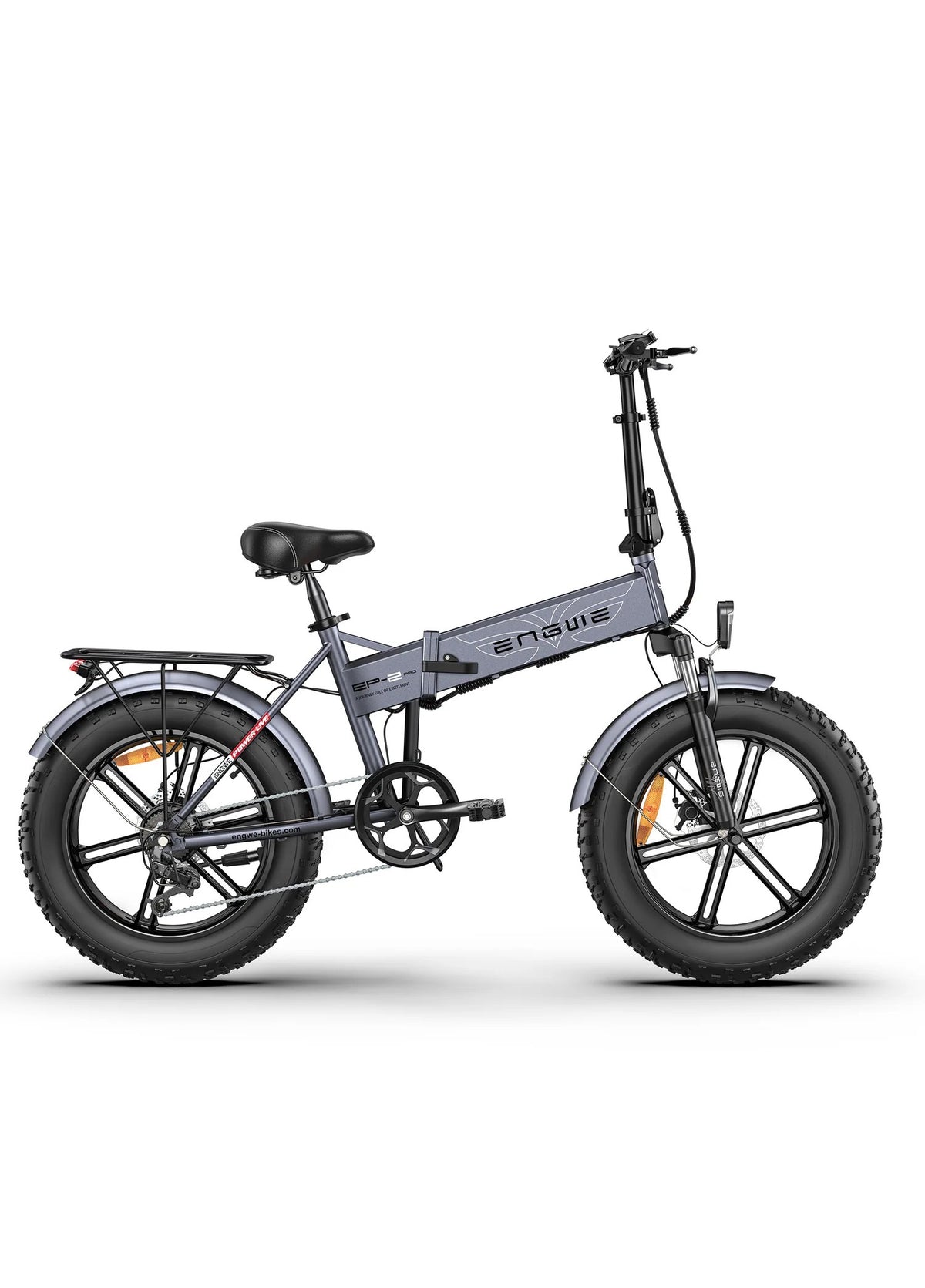 Bicicletta elettrica pieghevole Engwe EP-2 Pro 250W - Grigio