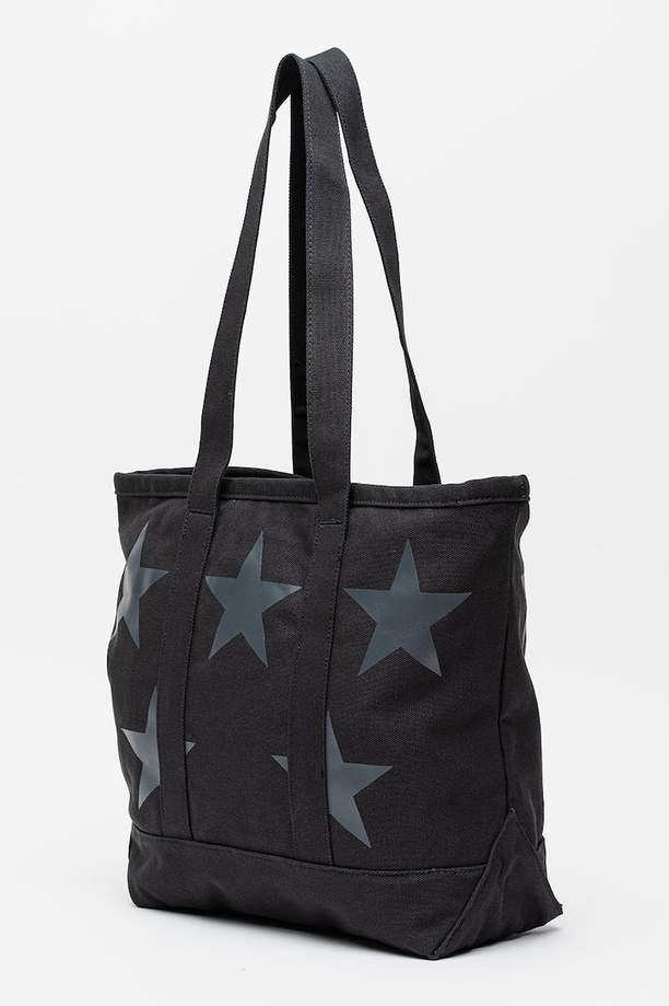 Borsa Converse Five Star Canvas Tote - Nero