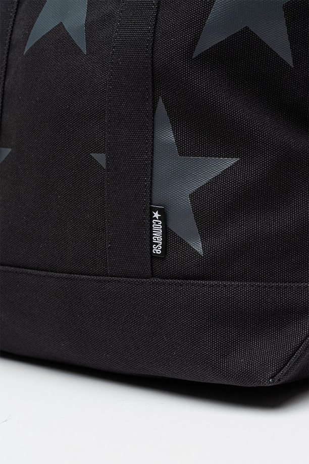 Borsa Converse Five Star Canvas Tote - Nero