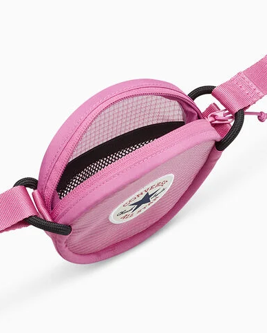 Borsa Converse Round Mesh Floating Pocket Pouch - Fucsia