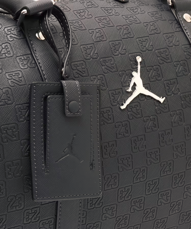 Borsone Jordan Monogram Duffle - Nero/Argento