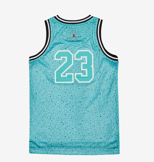 Canotta Ragazzo Basket Jordan Play Off Speckle - Celeste
