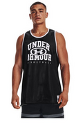 CANOTTA UOMO UNDER ARMOUR BASELINE REVERSIBLE BIANCO/NERO