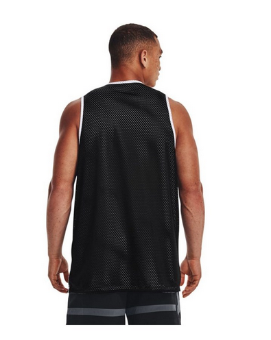 CANOTTA UOMO UNDER ARMOUR BASELINE REVERSIBLE BIANCO/NERO