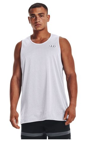 CANOTTA UOMO UNDER ARMOUR BASELINE REVERSIBLE BIANCO/NERO