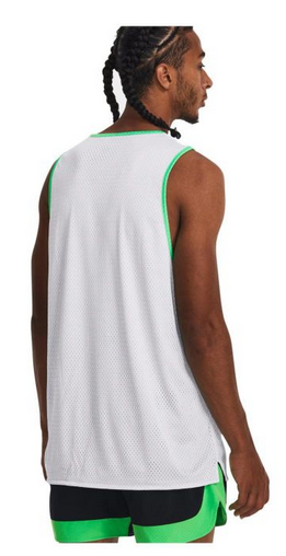 CANOTTA UOMO UNDER ARMOUR BASELINE REVERSIBLE BIANCA