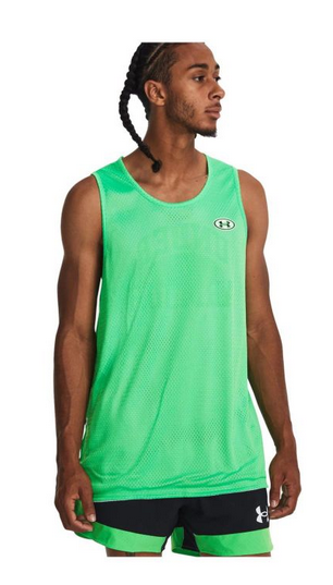 CANOTTA UOMO UNDER ARMOUR BASELINE REVERSIBLE BIANCA