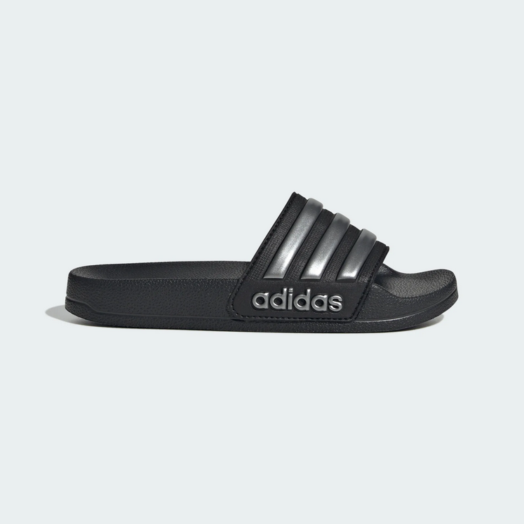 Ciabatta Ragazzo Adidas Adilette Shower K - NERO\ARGENTO