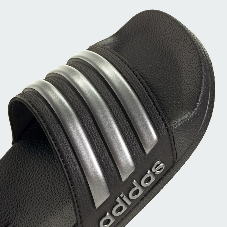 Ciabatta Ragazzo Adidas Adilette Shower K - NERO\ARGENTO