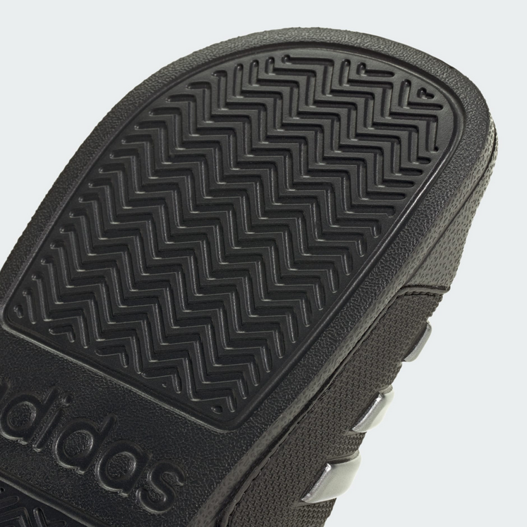Ciabatta Ragazzo Adidas Adilette Shower K - NERO\ARGENTO