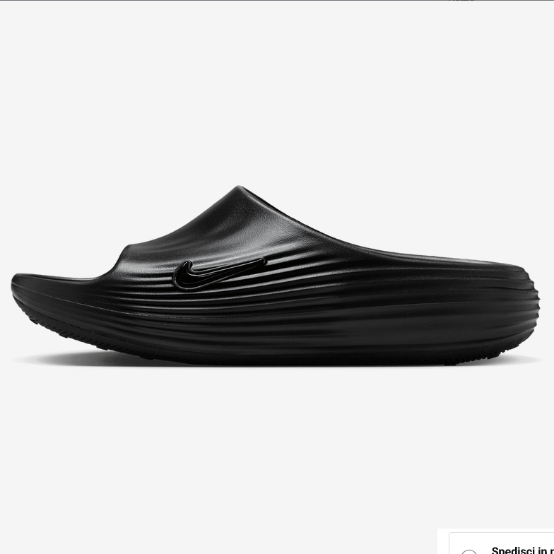 Ciabatta Unisex Nike Reactx Rejuven8 Slide - Nero