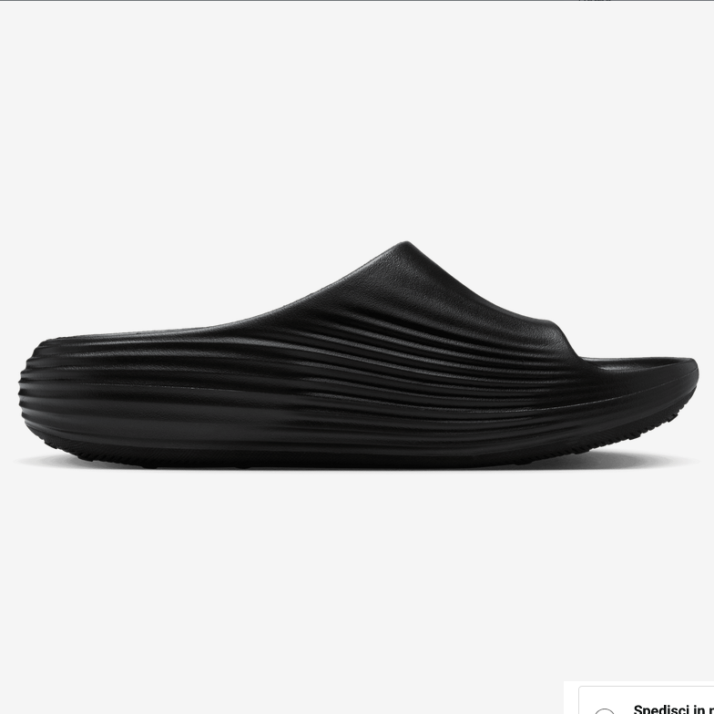 Ciabatta Unisex Nike Reactx Rejuven8 Slide - Nero