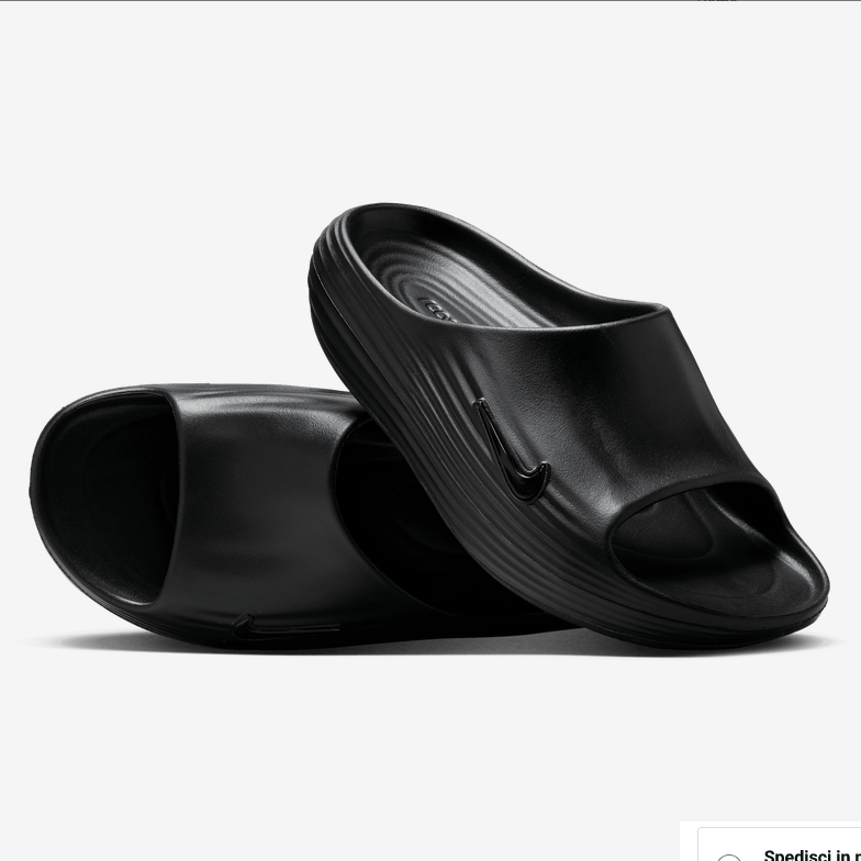 Ciabatta Unisex Nike Reactx Rejuven8 Slide - Nero