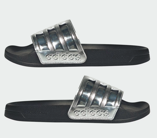 Ciabatte Adidas Adilette Shower - Nero/Argento