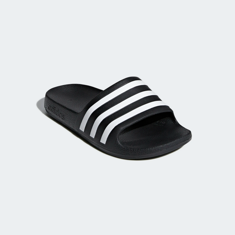 Ciabatte Adidas Bambino Adilette Aqua - Nero/Bianco