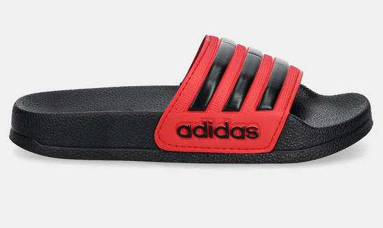 Ciabatte Adidas Bambino Adilette Shower - Rosso/Nero