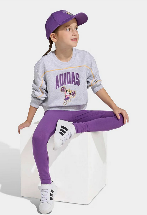 Completo Bambina Adidas Disney Minnie - Grigio/Viola