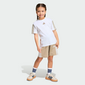 completo Bambina Adidas ESSENTIALS 3 STRIPES - BIANCO\BEIGE