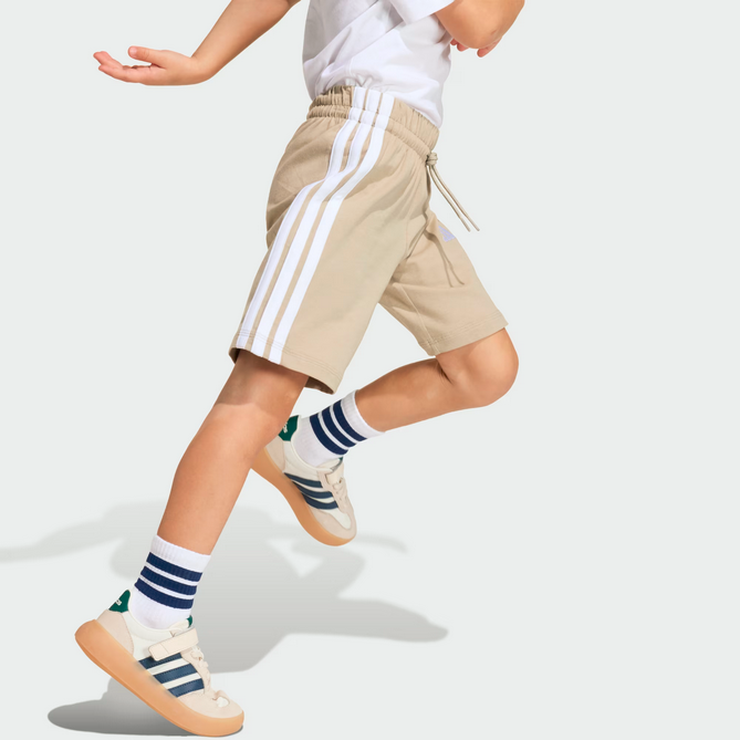 completo Bambina Adidas ESSENTIALS 3 STRIPES - BIANCO\BEIGE