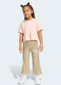 Completo Bambina Adidas Essentials SWTP - Beige/Rosa