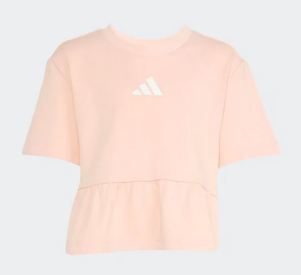 Completo Bambina Adidas Essentials SWTP - Beige/Rosa