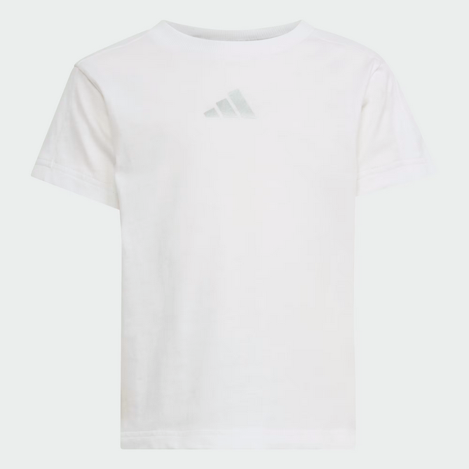 completo Bambina Adidas GLAM - BIANCO\CELESTE