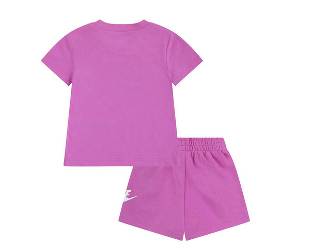 Completino bambina Nike Club Tee - rosa