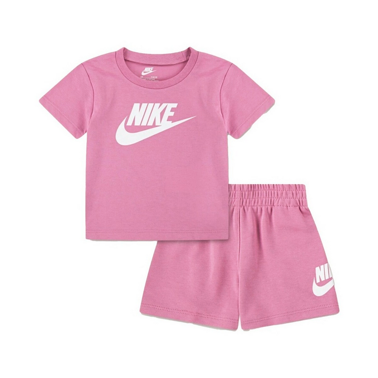 completo Bambina NIKE CLUB TEE  - ROSA