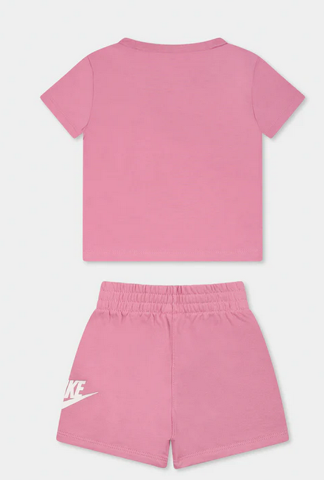completo Bambina NIKE CLUB TEE  - ROSA