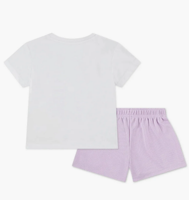 Completo Bambina Nike Wild Flower - Bianco