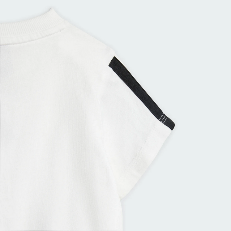 Completo Bambino Adidas ESSENTIAL TEE  - BIANCO\NERO