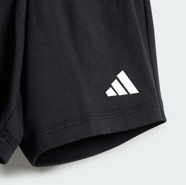 Completo Bambino Adidas ESSENTIAL TEE  - BIANCO\NERO