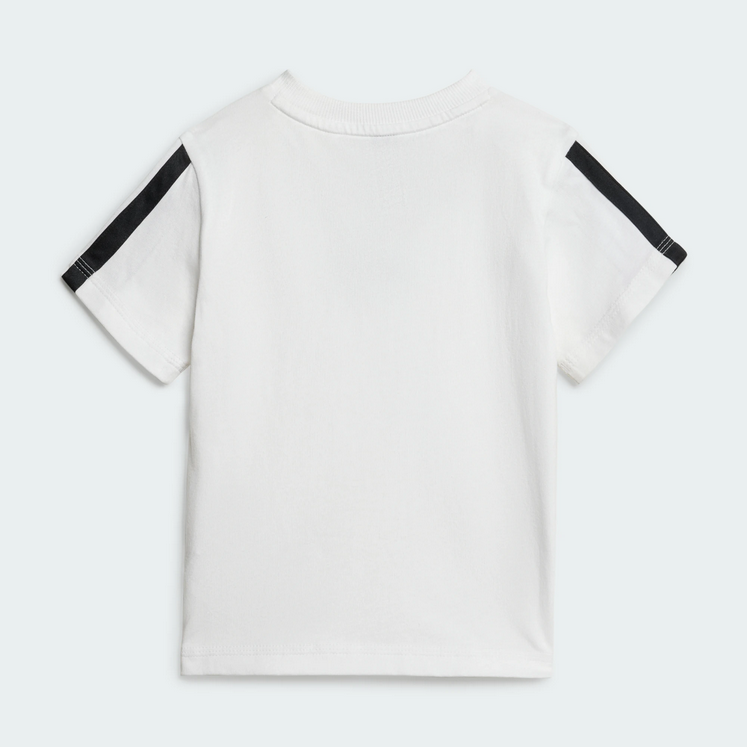Completo Bambino Adidas ESSENTIAL TEE  - BIANCO\NERO