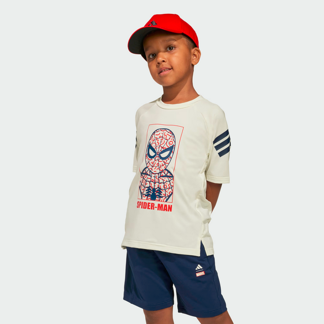 Completo Bambino Adidas MARVEL SPIDER-MAN - Bianco/Blu