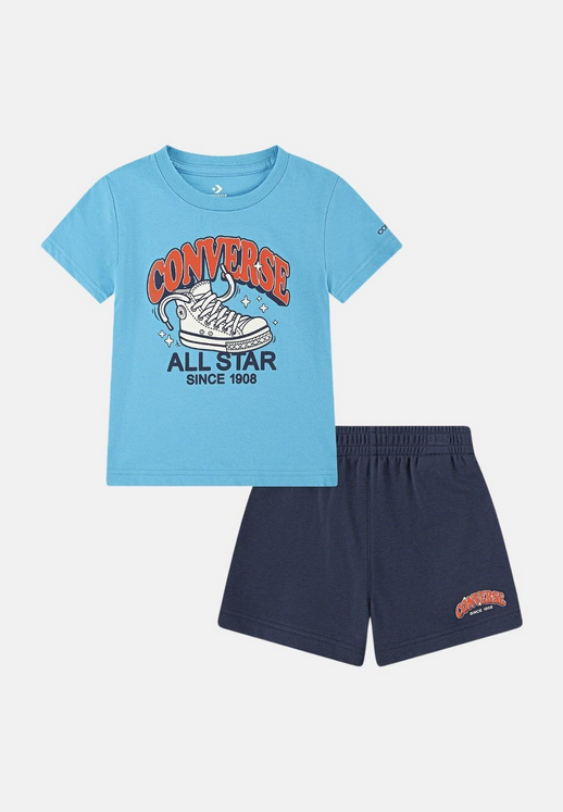 Completo Bambino Converse CNVB TRAIL MIX FIT - Azzurro/Blu
