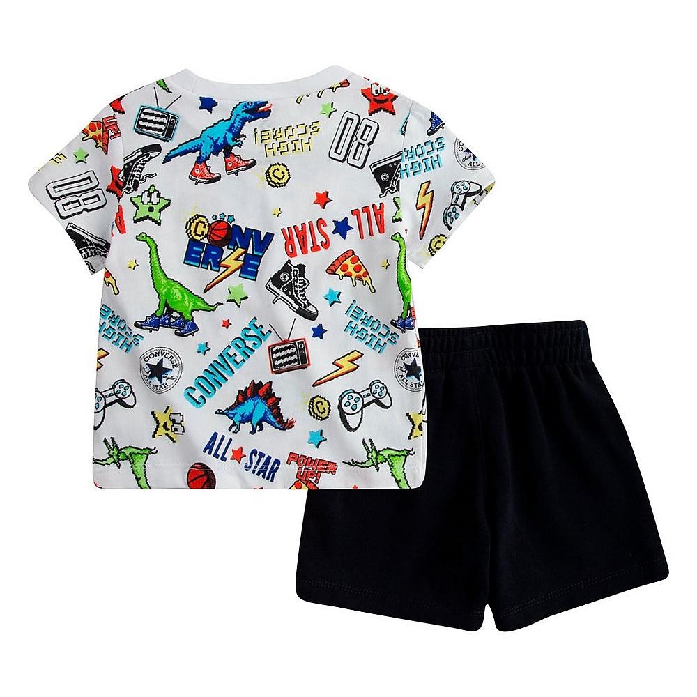 COMPLETO BAMBINO CONVERSE GAMING ALLOVER PRINT- 6CB353-023